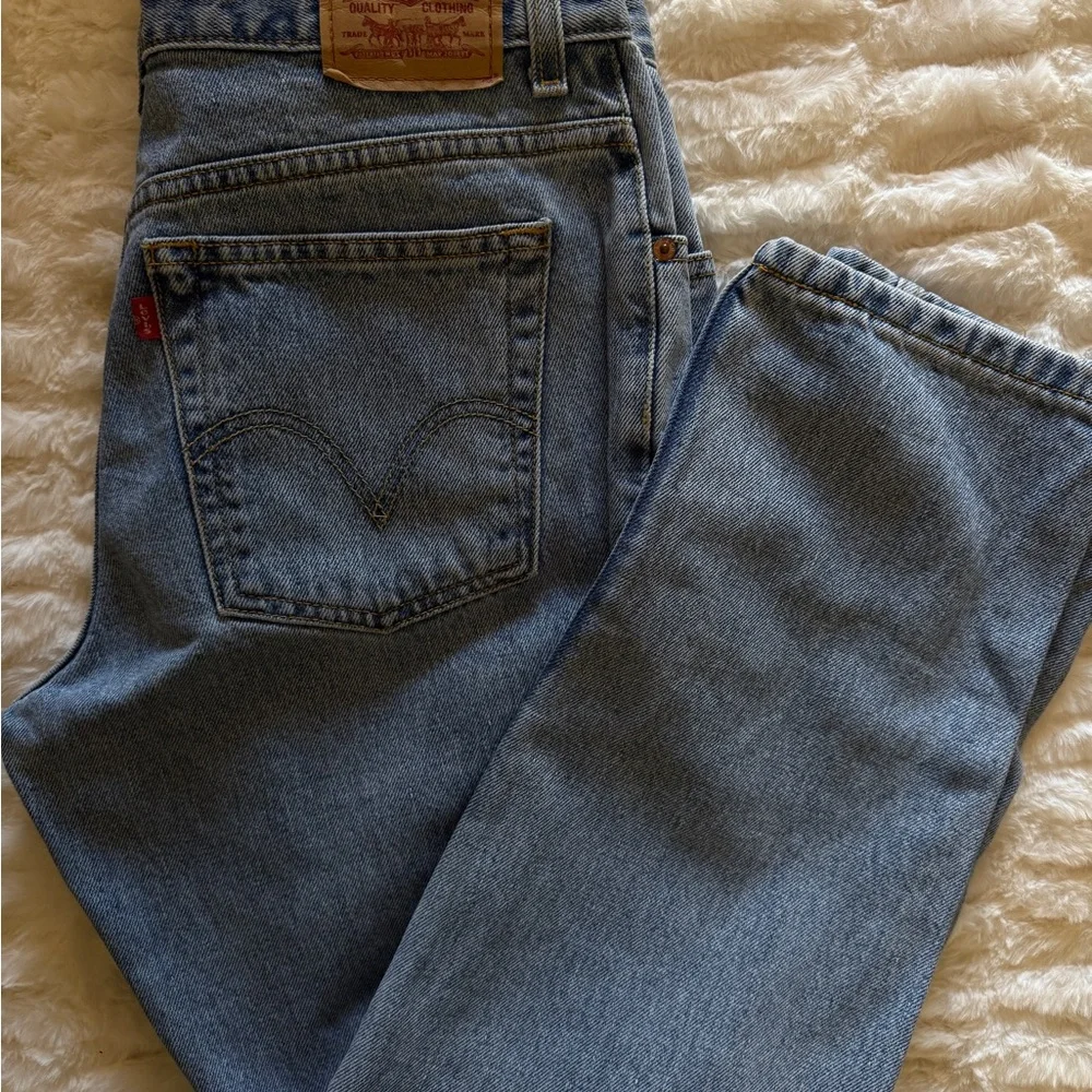 Levi’s 550 Vintage Red Tag Size 14 Straight Leg - Picture 2 of 4